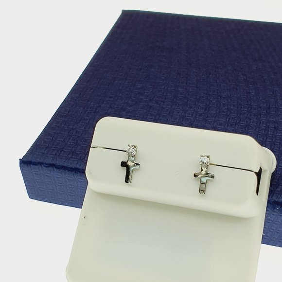 "#925 Sterling Silver Stud Earrings for Women/Girl, US925P1007 - Picture 3 of 11